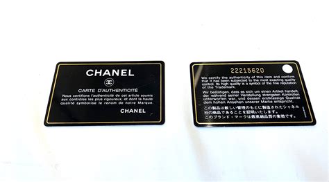 authentification sac chanel|chanel authentication card.